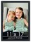 11x17 Slim Profile Black Picture Frame - UV Acrylic, Foam Board Backing, Hanging Hardware